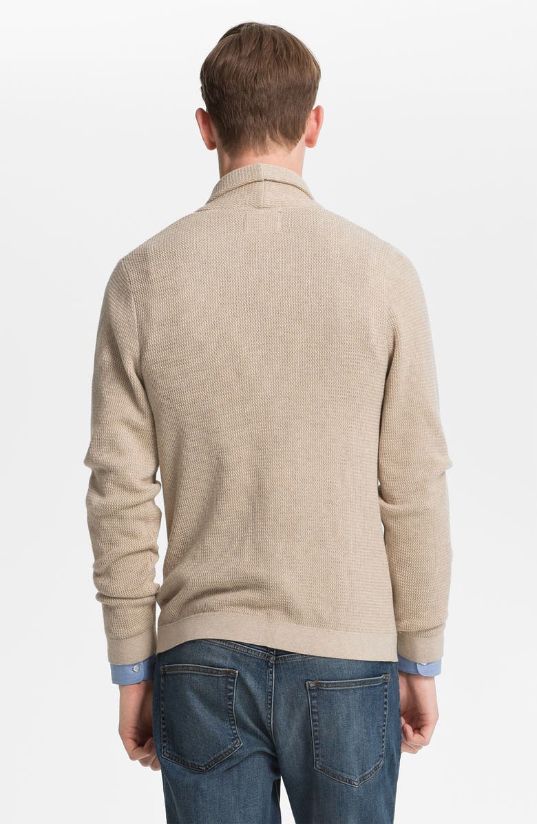 Topman Shawl Collar Cardigan, Alternate, color, 