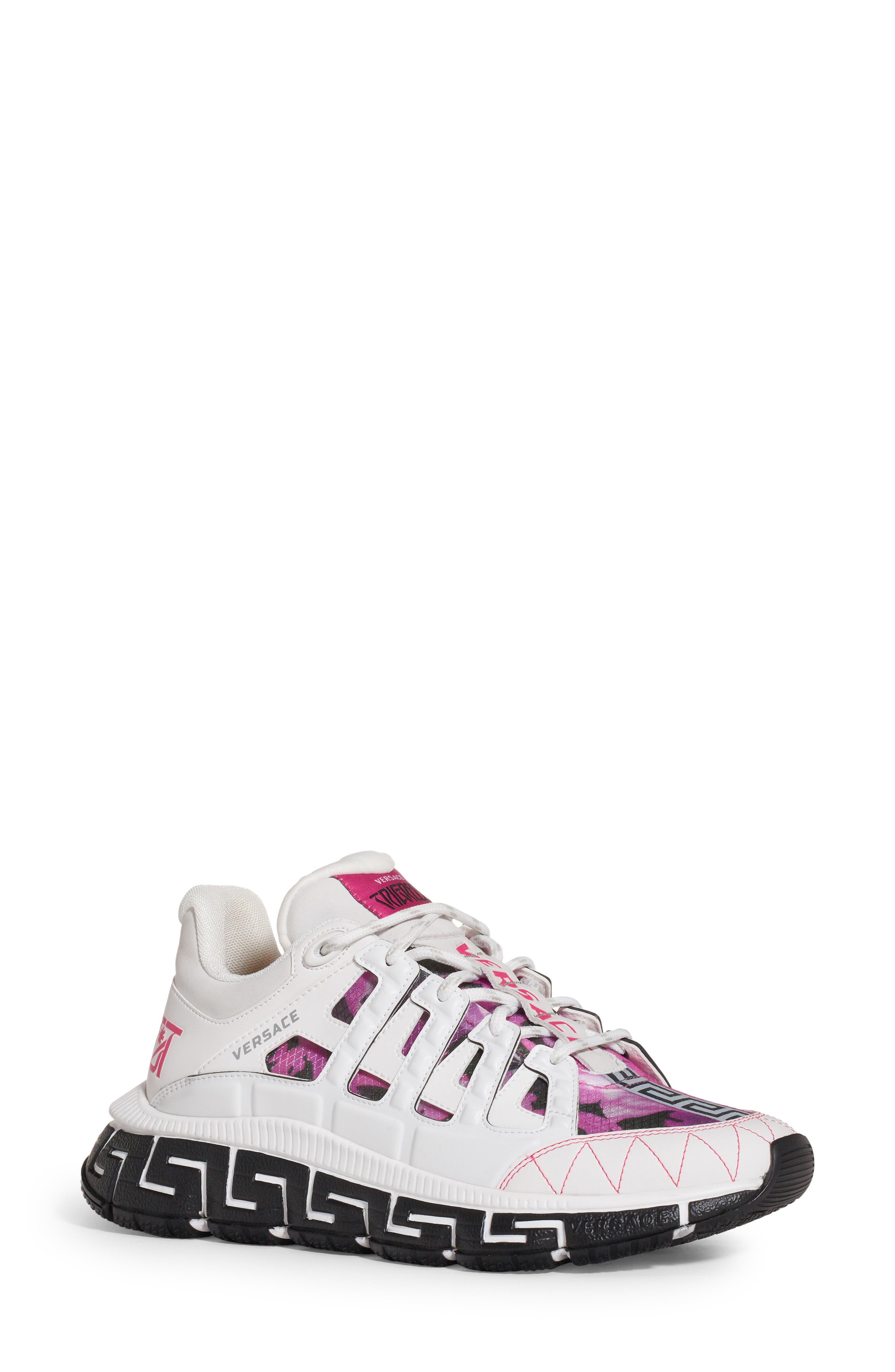 Versace Trigreca Low Top Sneaker, Main, color, 