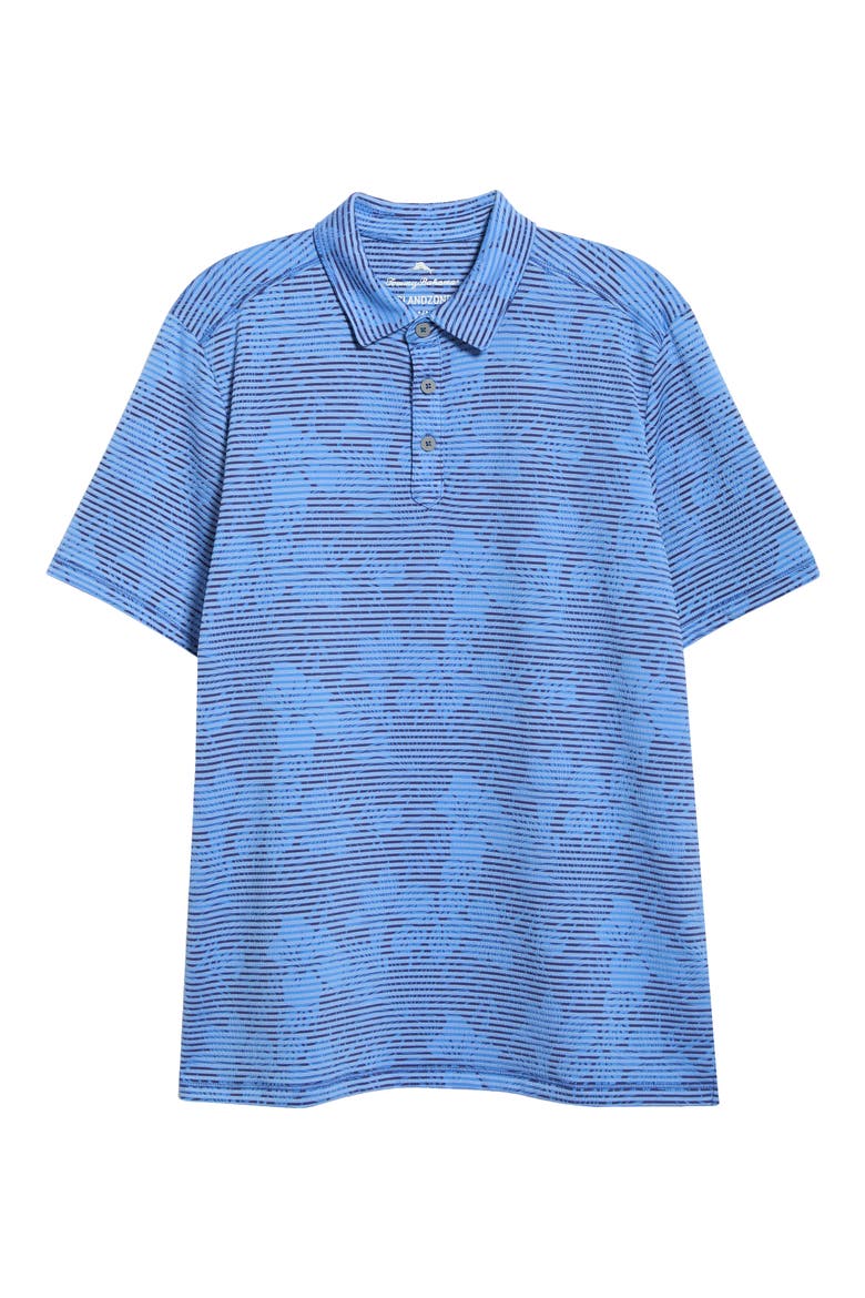 Costa Wave Twilight Canopy Seersucker Stripe IslandZone® Polo, Alternate, color, BERING BLUE
