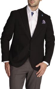 TailorByrd Solid Textured Sport Coat