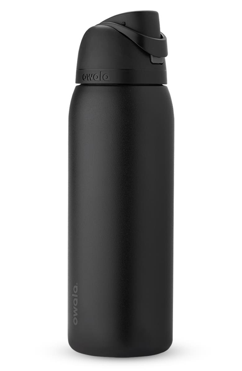 Owala 40oz. FreeSip Stainless Steel Water Bottle, Main, color, Very Very Dark