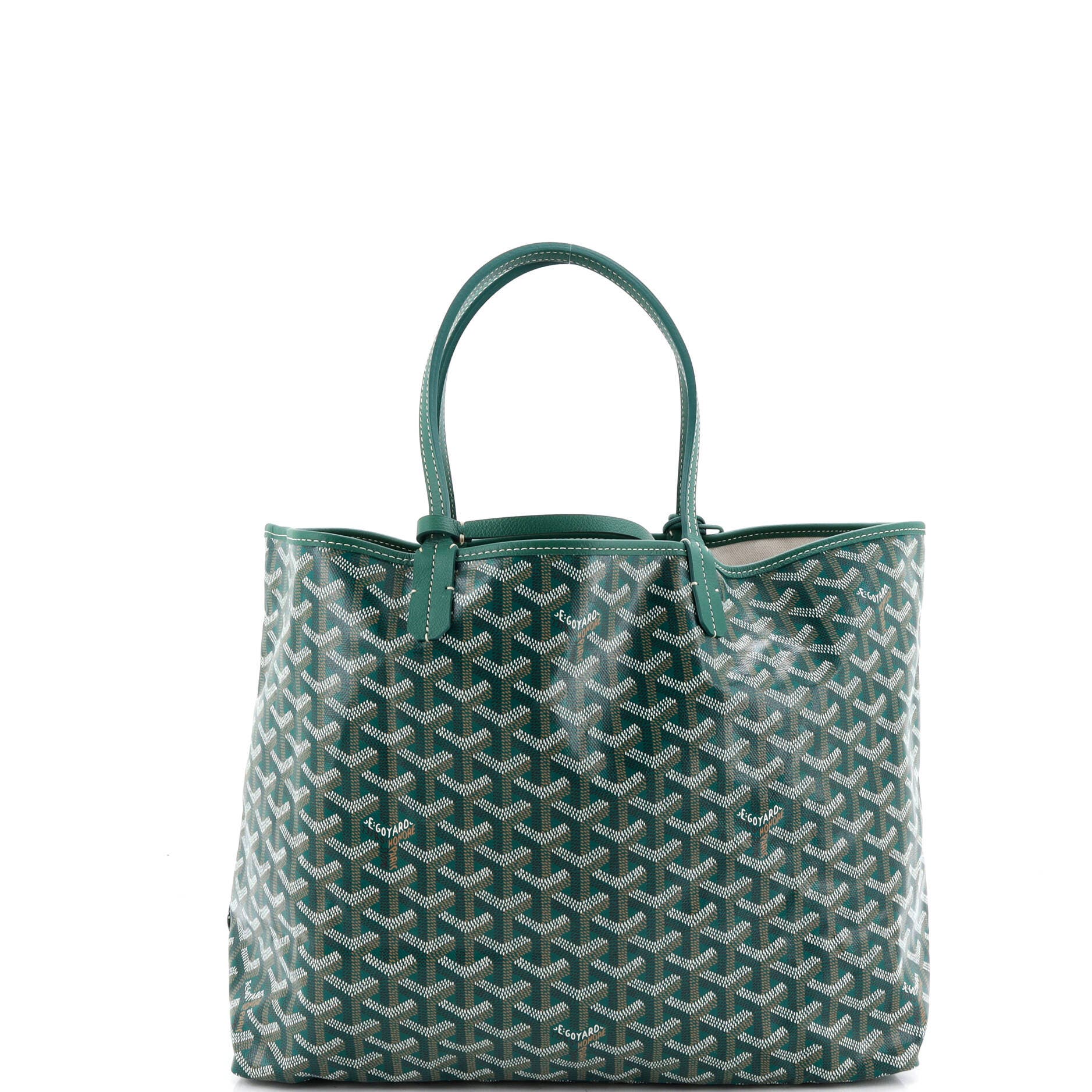 Saint Louis Tote Coated Canvas PM, Alternate, color, Green