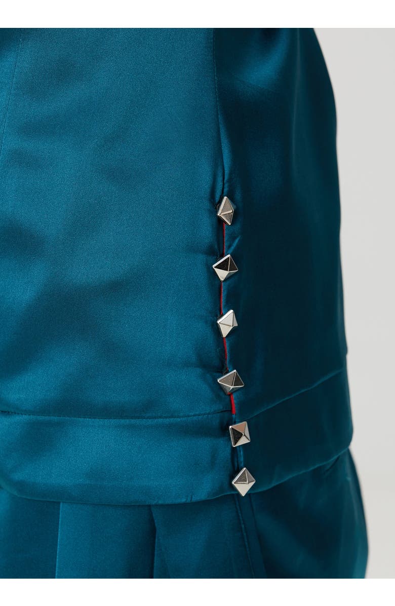 PCFG Pure Silk Strap Top, Alternate, color, Blue