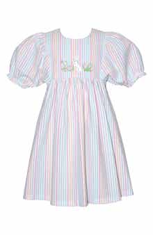Iris & Ivy Kids' Seersucker Bunny Dress