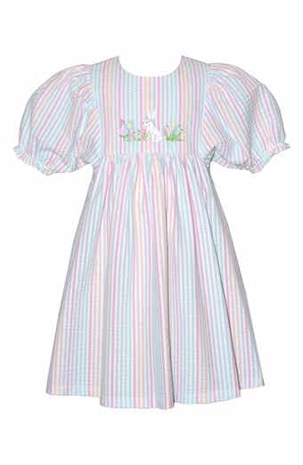 Iris & Ivy Kids' Seersucker Bunny Dress