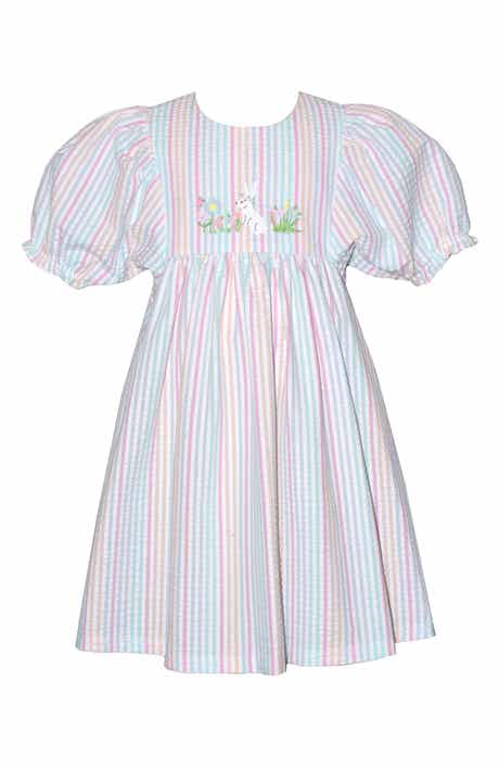 Iris & Ivy Kids' Seersucker Bunny Dress