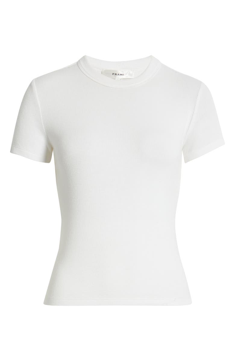 FRAME Rib Baby Tee, Alternate, color, White