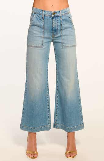 Clifford Crop Wide Leg Flare Jeans