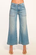 Ramy Brook Clifford Crop Wide Leg Flare Jeans
