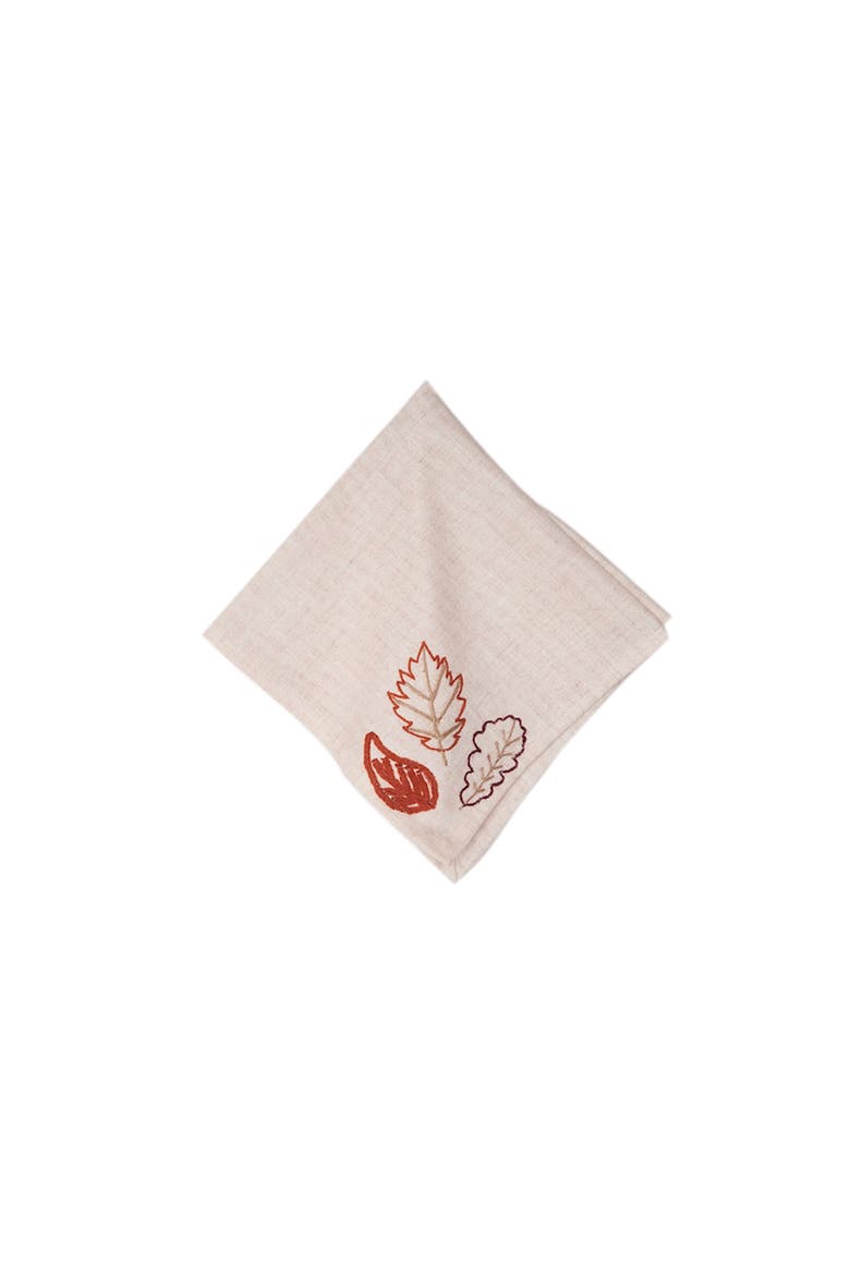 Autumn Botanical Napkin Set of 6, Alternate, color, Red