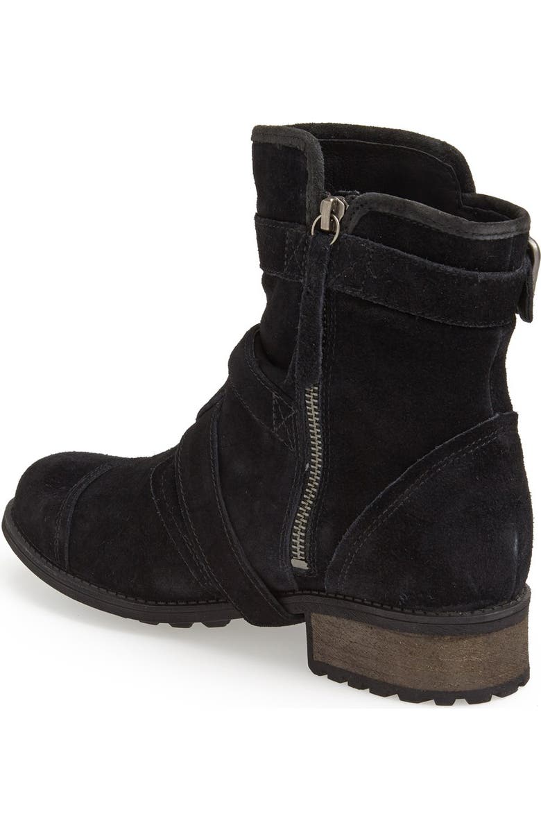 UGG<sup>®</sup> Australia 'Finney' Suede Moto Boot, Alternate, color,