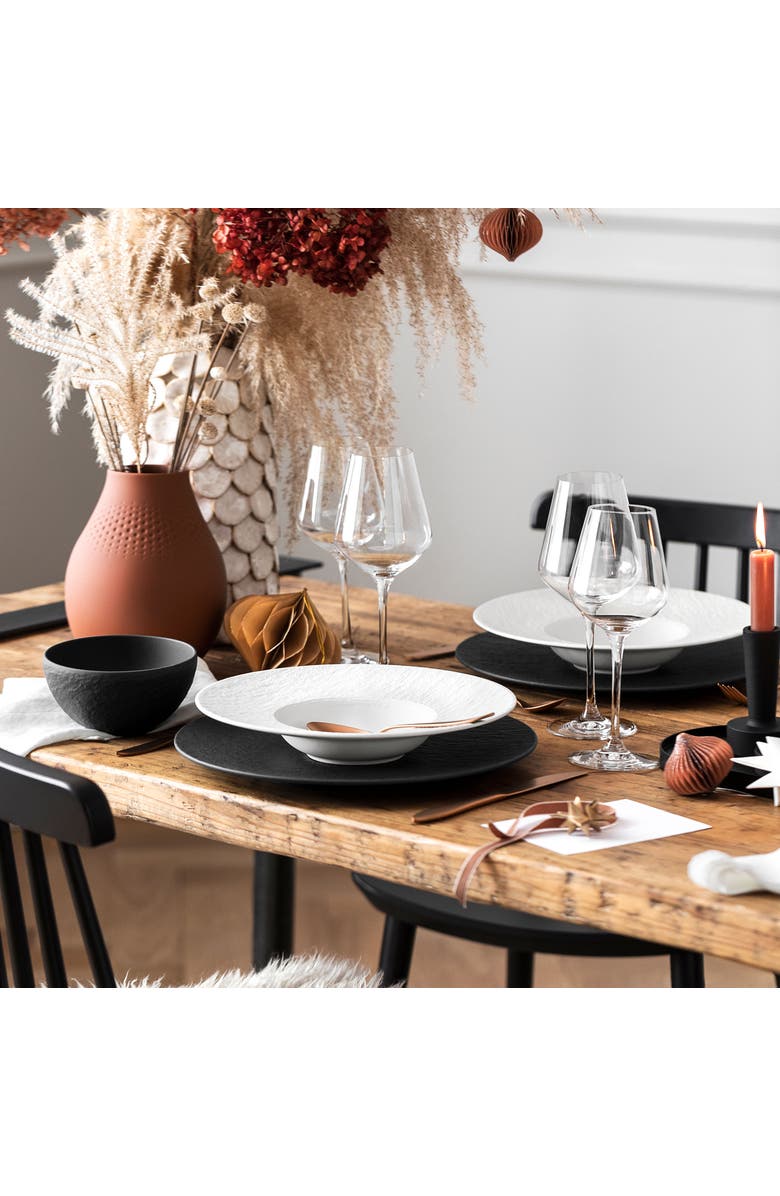 Villeroy & Boch Manufacture Rock blanc Pasta Plate, Alternate, color, White