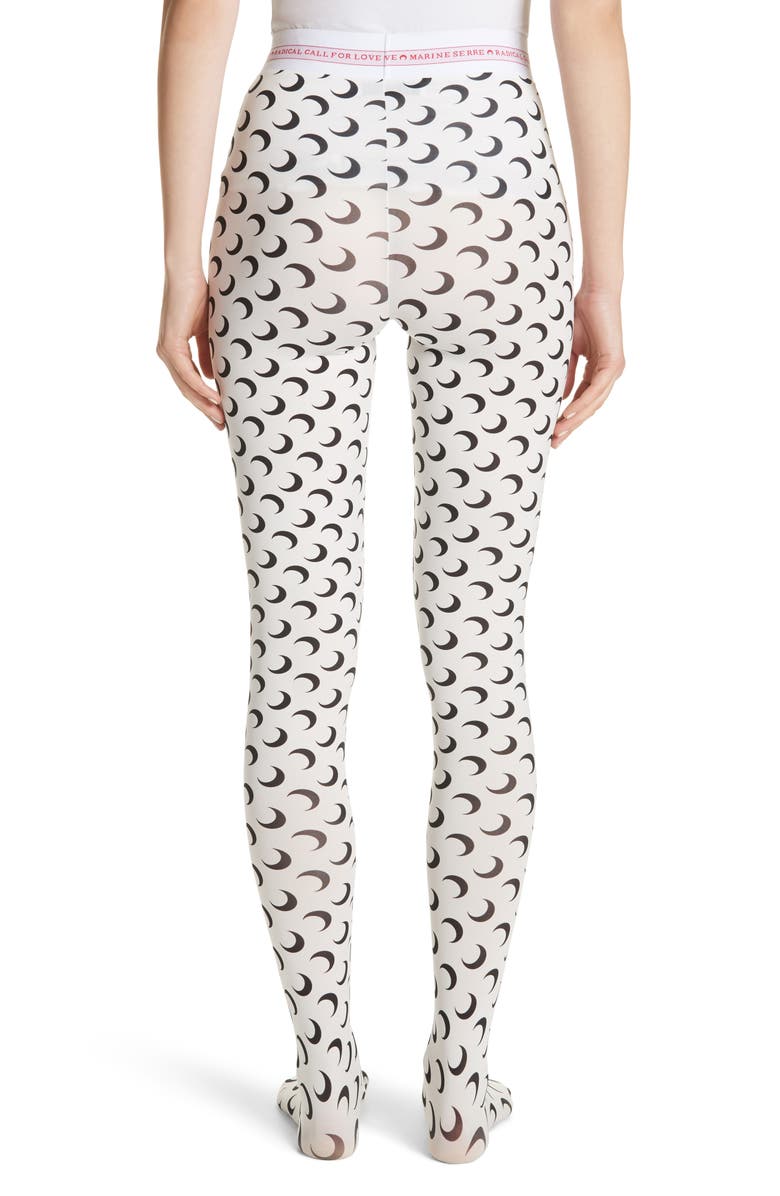 Marine Serre Trompe L'Oeil Leggings, Alternate, color, 