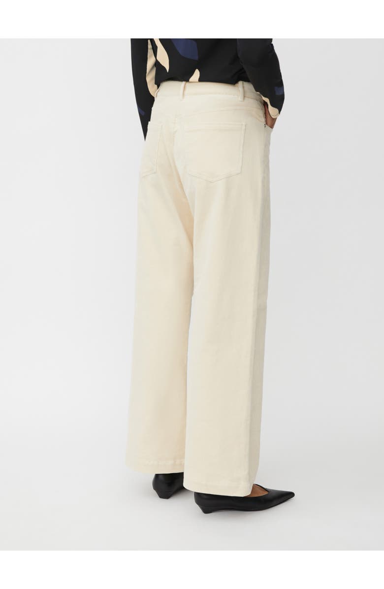 Masai Copenhagen Wide Leg Velvet Pants, Alternate, color, Fog
