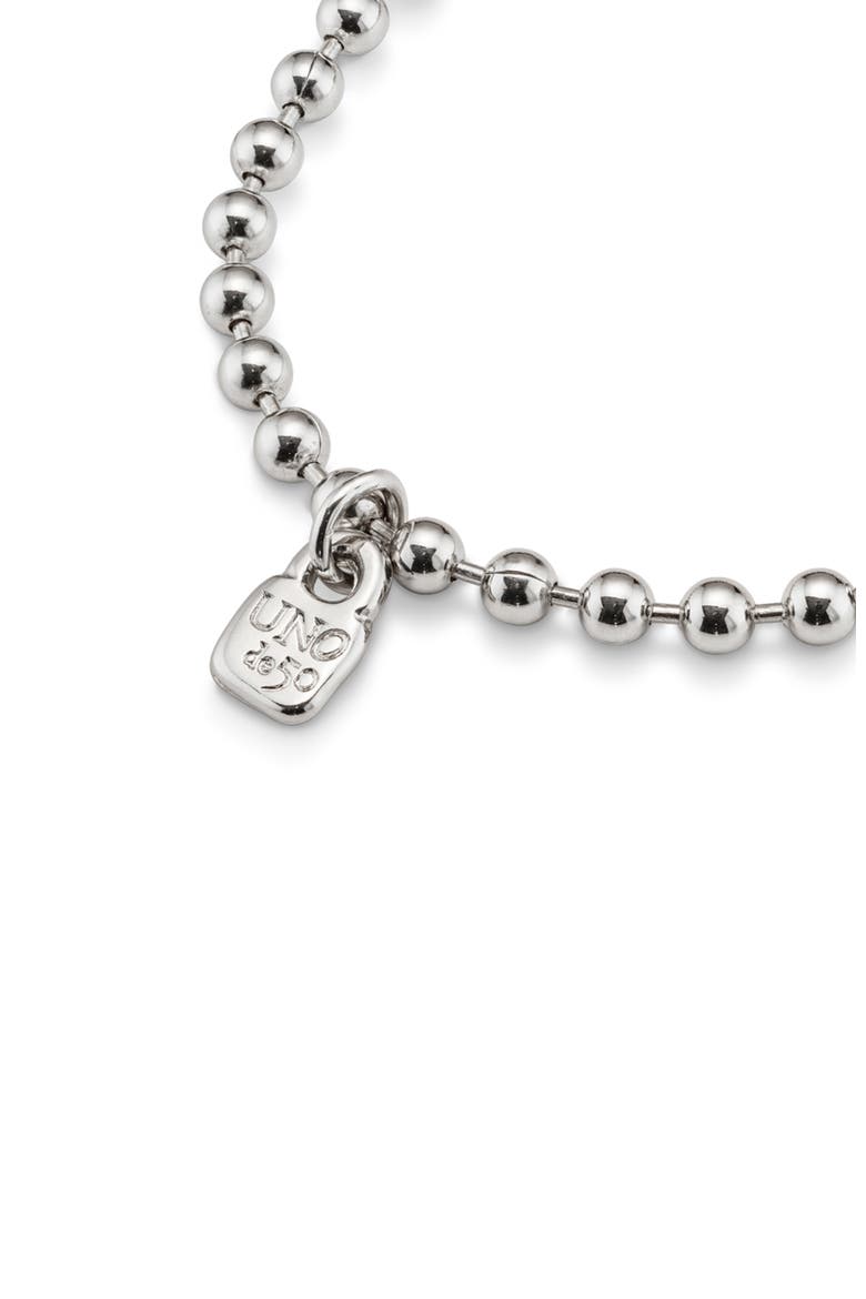 Beaded Charm Bracelet, Alternate, color, Silver