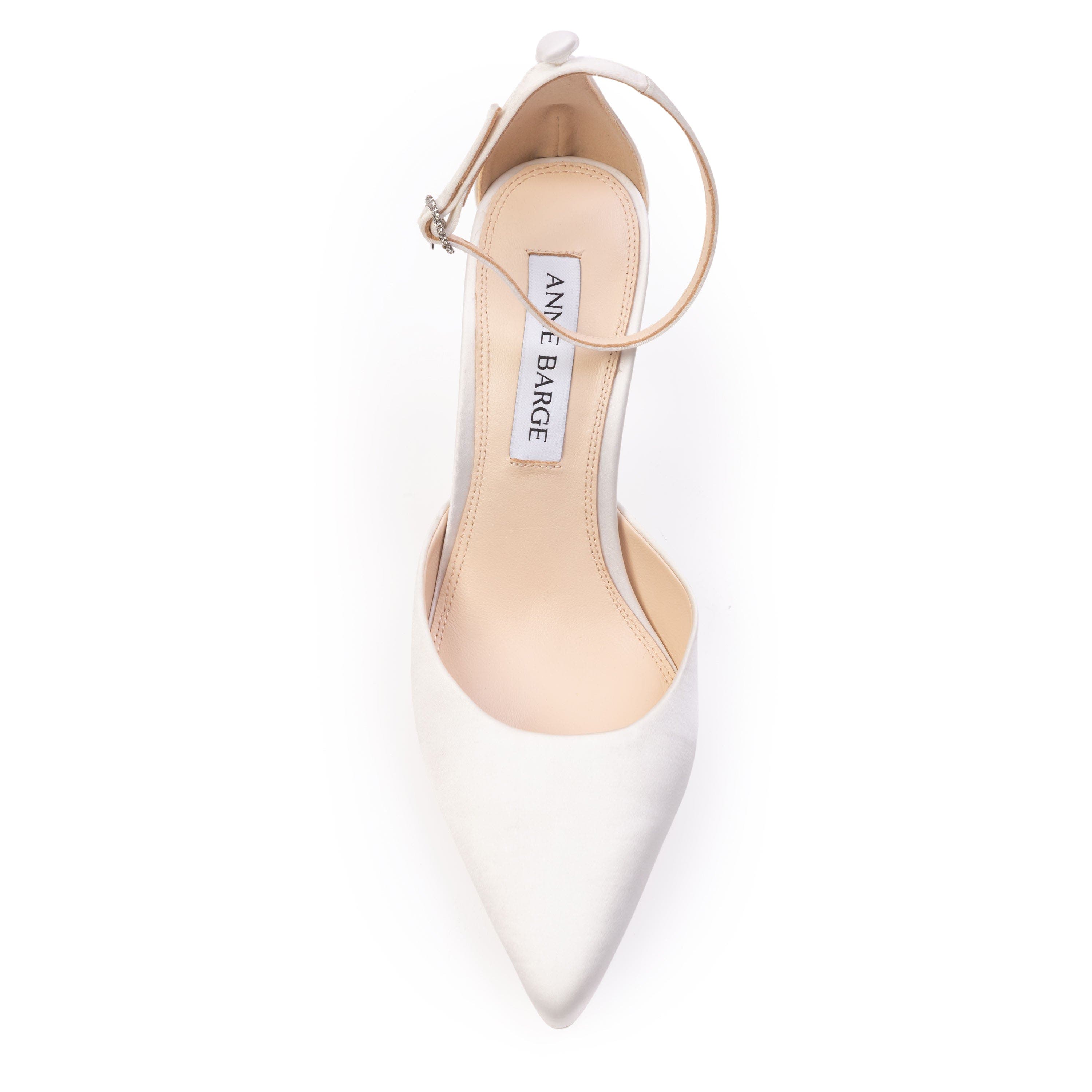 Anne Barge Grace Pump, Alternate, color, White Satin