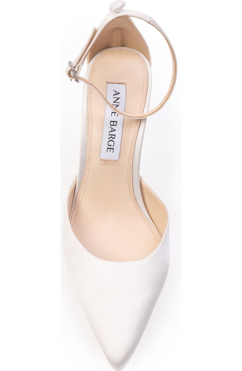 Anne Barge Grace Pump, Alternate, color, White Satin