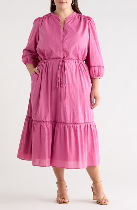 Harmy Long Sleeve Maxi Dress (Plus)