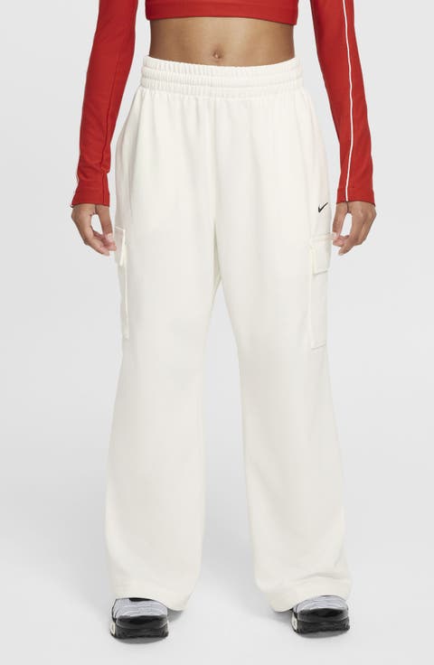 Kids' Dri-FIT Oversize French Terry Cargo Sweatpants (Big Kid)