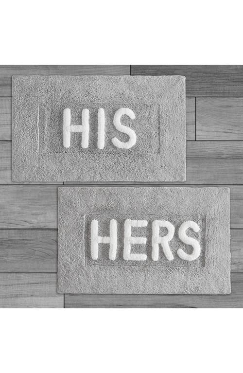 Jean Pierre New York His & Hers Bath Mat Set