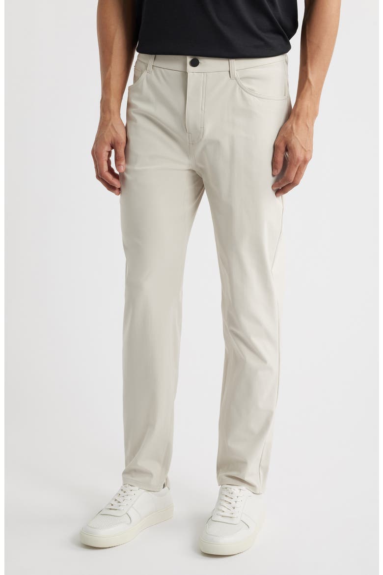 Driver Slim Fit Five Pocket Pants, Main, color, GREY MOONBEAM