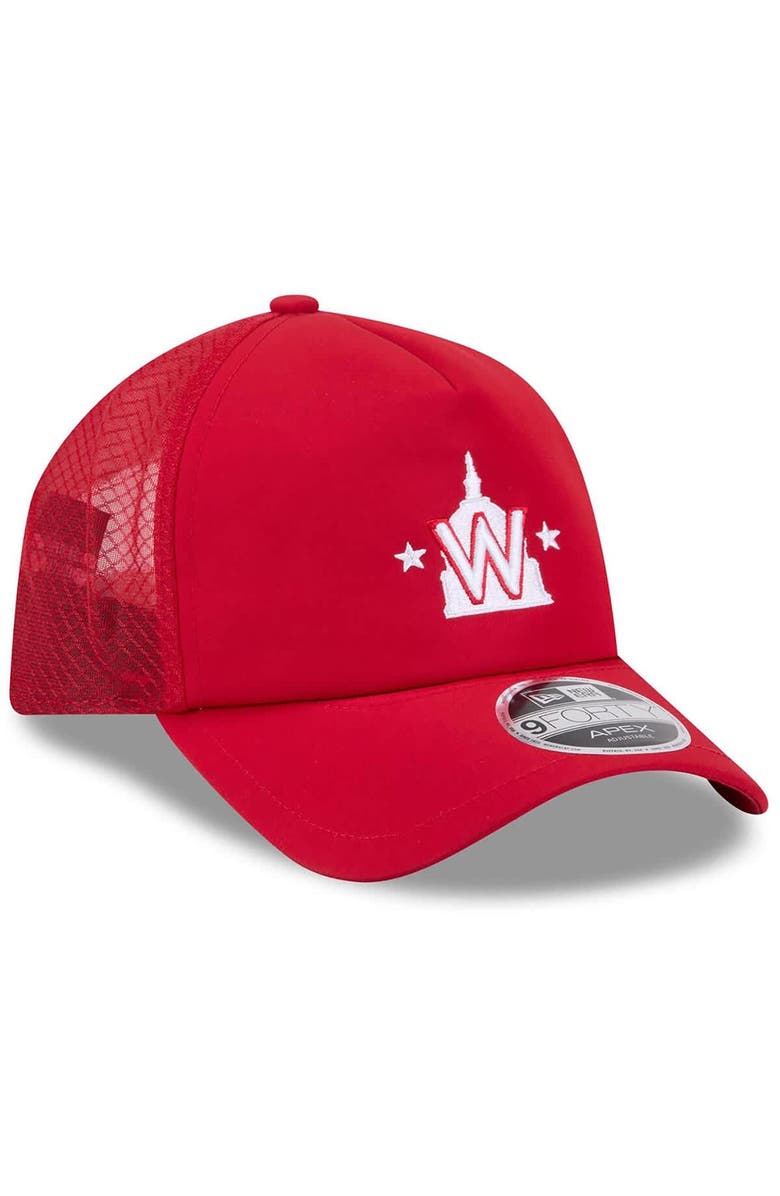 New Era Men's New Era Red Washington Nationals 2026 Batting Practice Alternate Apex 9FORTY Adjustable Hat, Alternate, color, Red