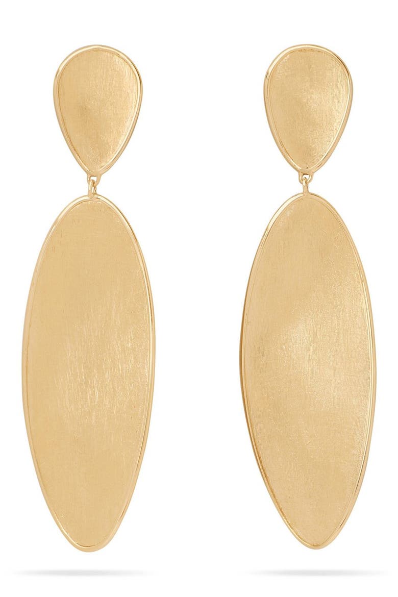 Lunaria Twist Drop Earrings, Main, color, GOLD