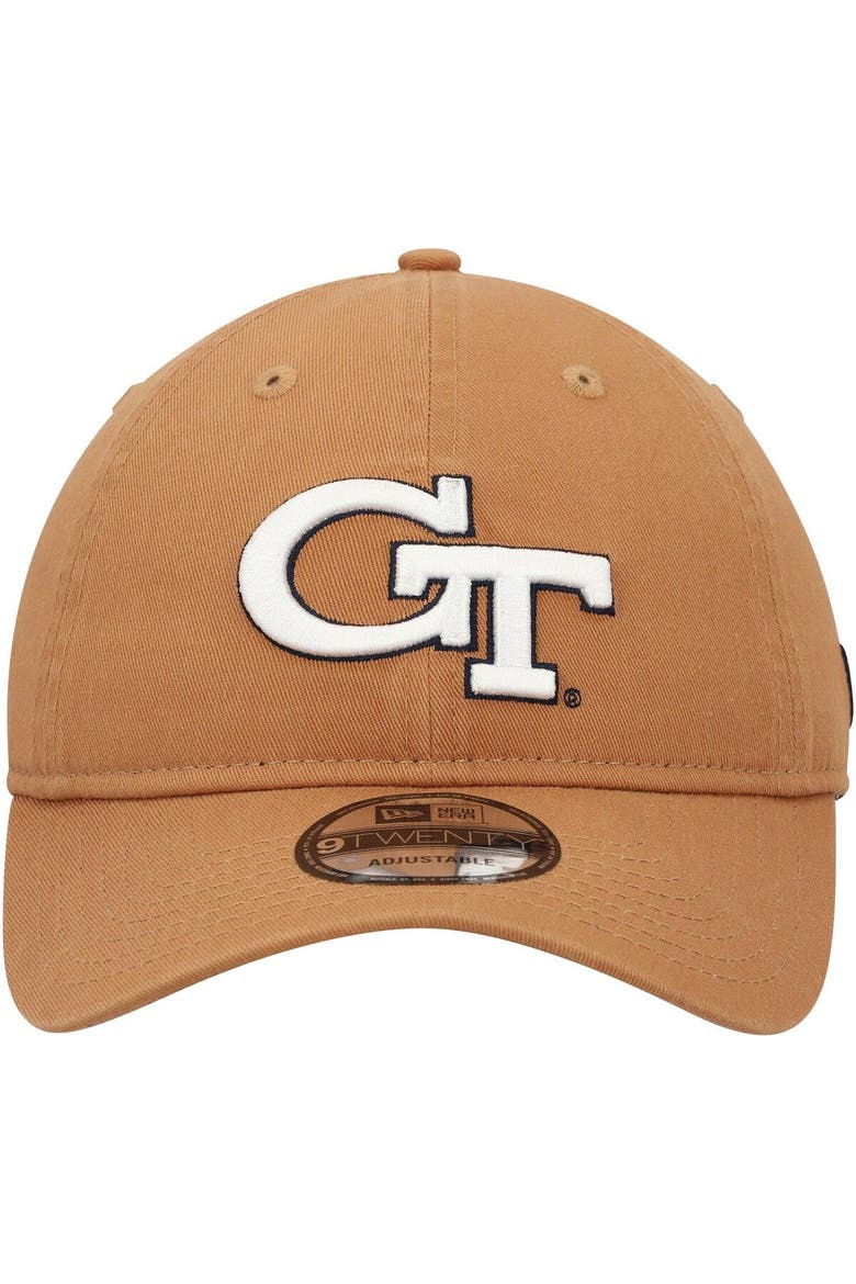 Men's New Era Khaki Georgia Tech Yellow Jackets Core Classic 2.0 9TWENTY Adjustable Hat, Alternate, color, Khaki