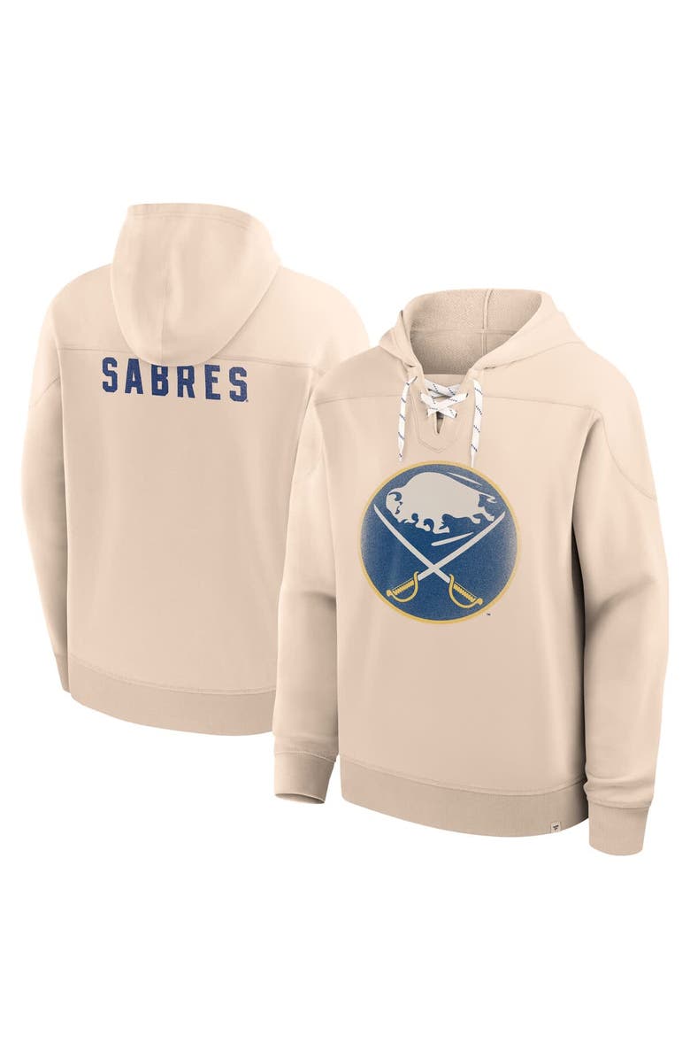 FANATICS Men
s Fanatics Cream Buffalo Sabres Vintage Hoodie, Main, color, Cream