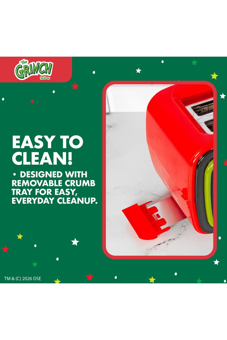 Grinch TV 2-slice Toaster, Alternate, color, None