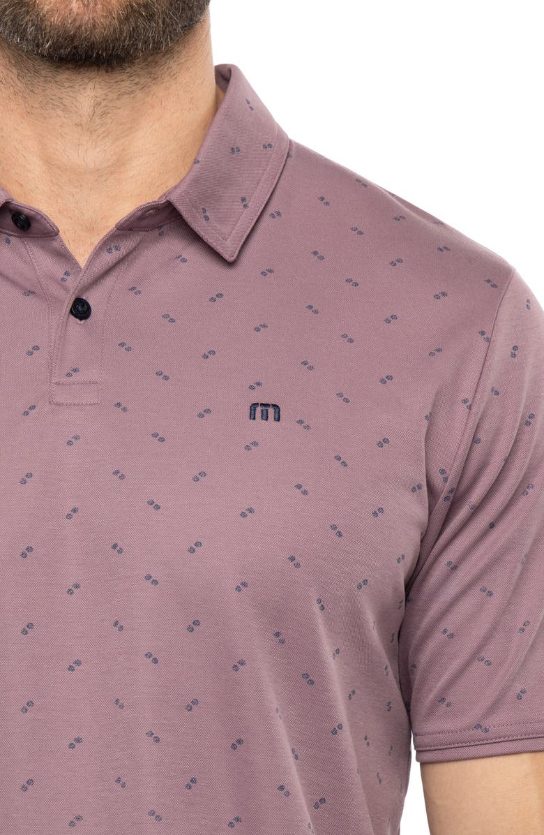 TravisMathew Tourism Neat Piqué Polo, Alternate, color, Flint