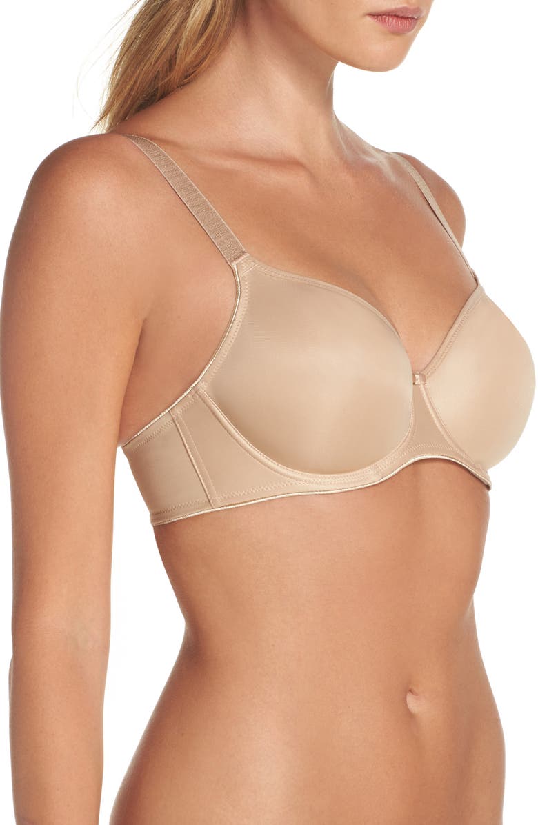Fantasie Seamless Underwire Balconette Bra, Alternate, color, Nude