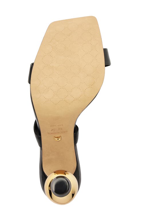 Arezzo Gianna High Slide Sandal In Black