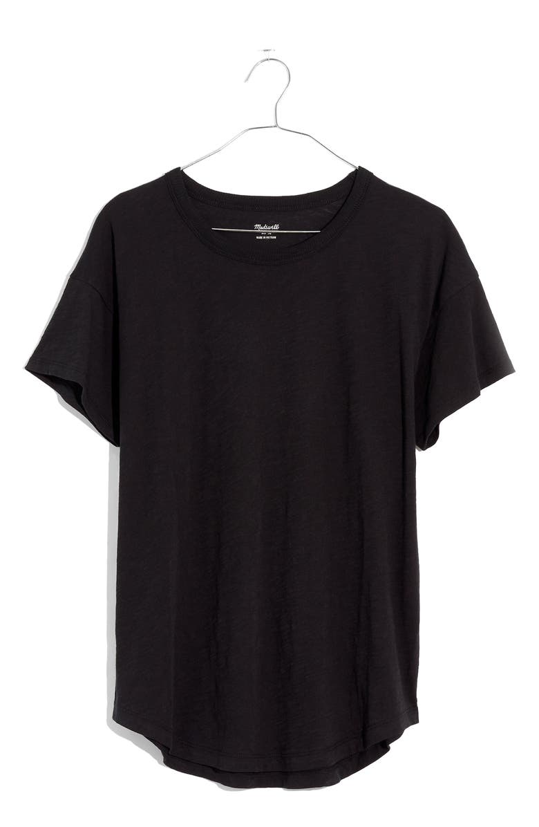 Madewell Sorrel Whisper Ringer T-Shirt, Alternate, color,