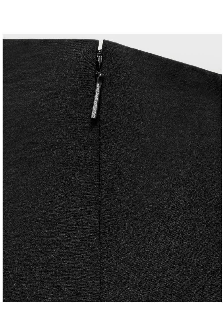 Strapless A-Line Dress, Alternate, color, BLACK