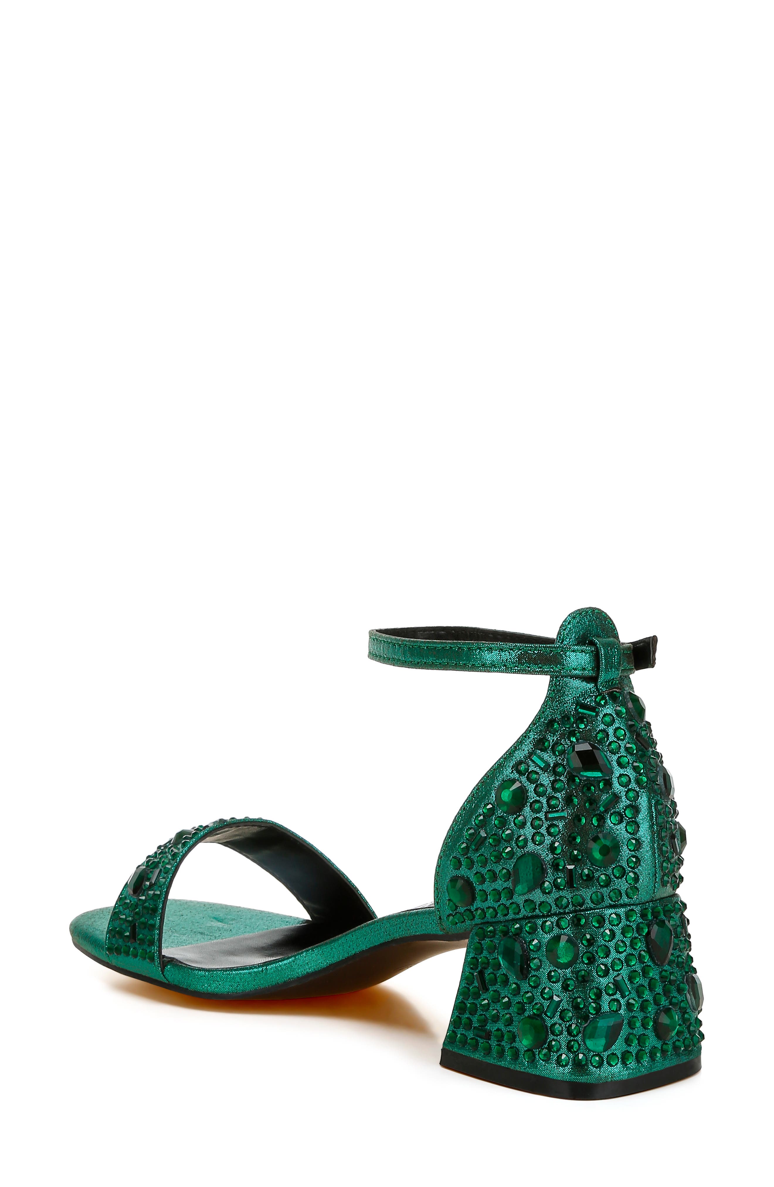 Nocturnal Sandal, Alternate, color, GREEN