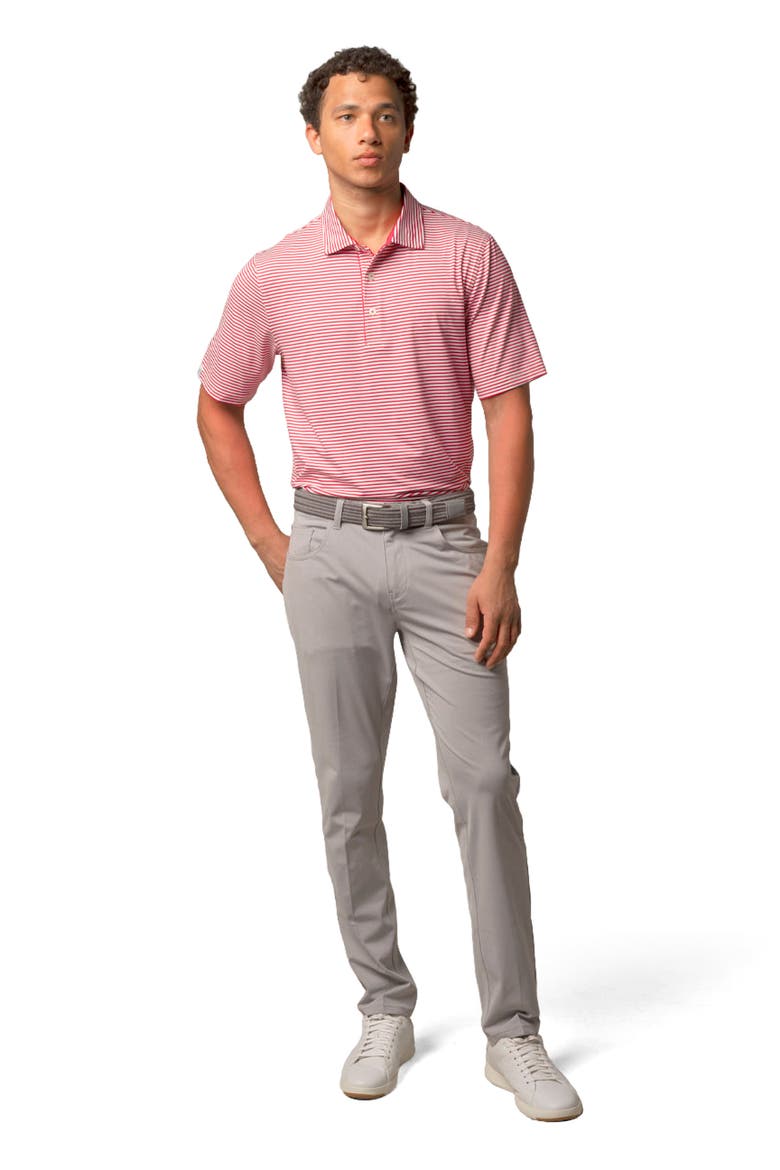 Fairway Polo, Alternate, color, Core Red/White
