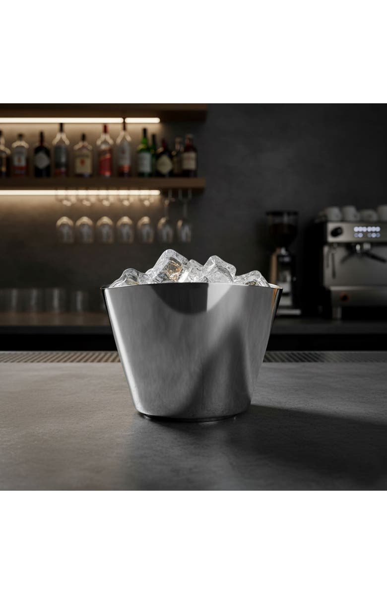 Mepra Immagina Ice Bucket, Alternate, color, Silver