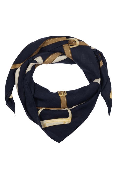 Belting Wool & Silk Square Scarf