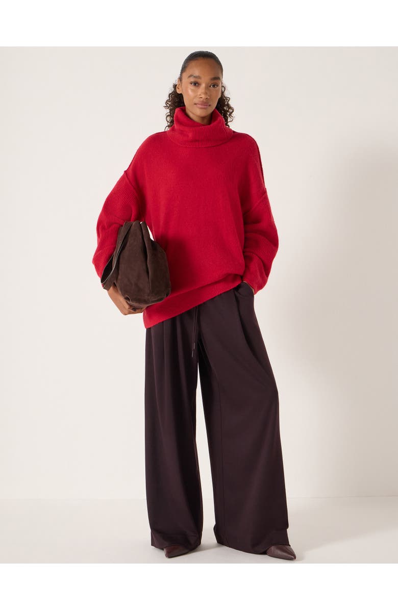 Hush Meryl Roll Neck Sweater, Alternate, color, Fiery Red