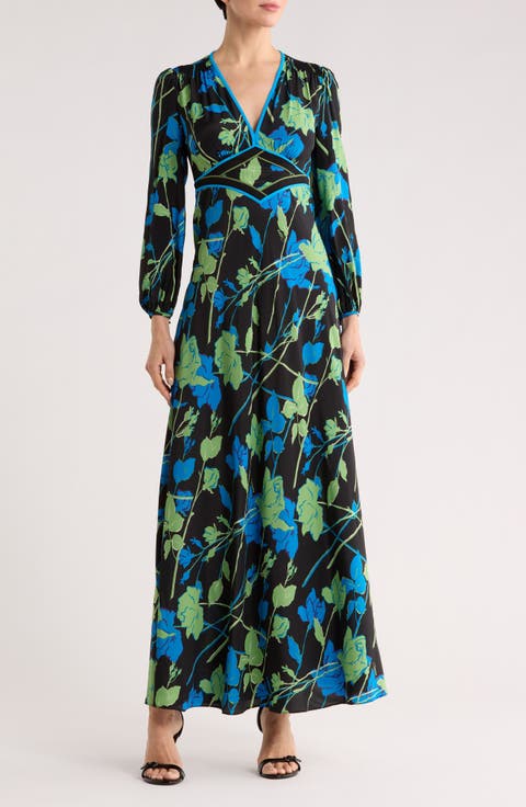 Seline Floral Long Sleeve Maxi Dress
