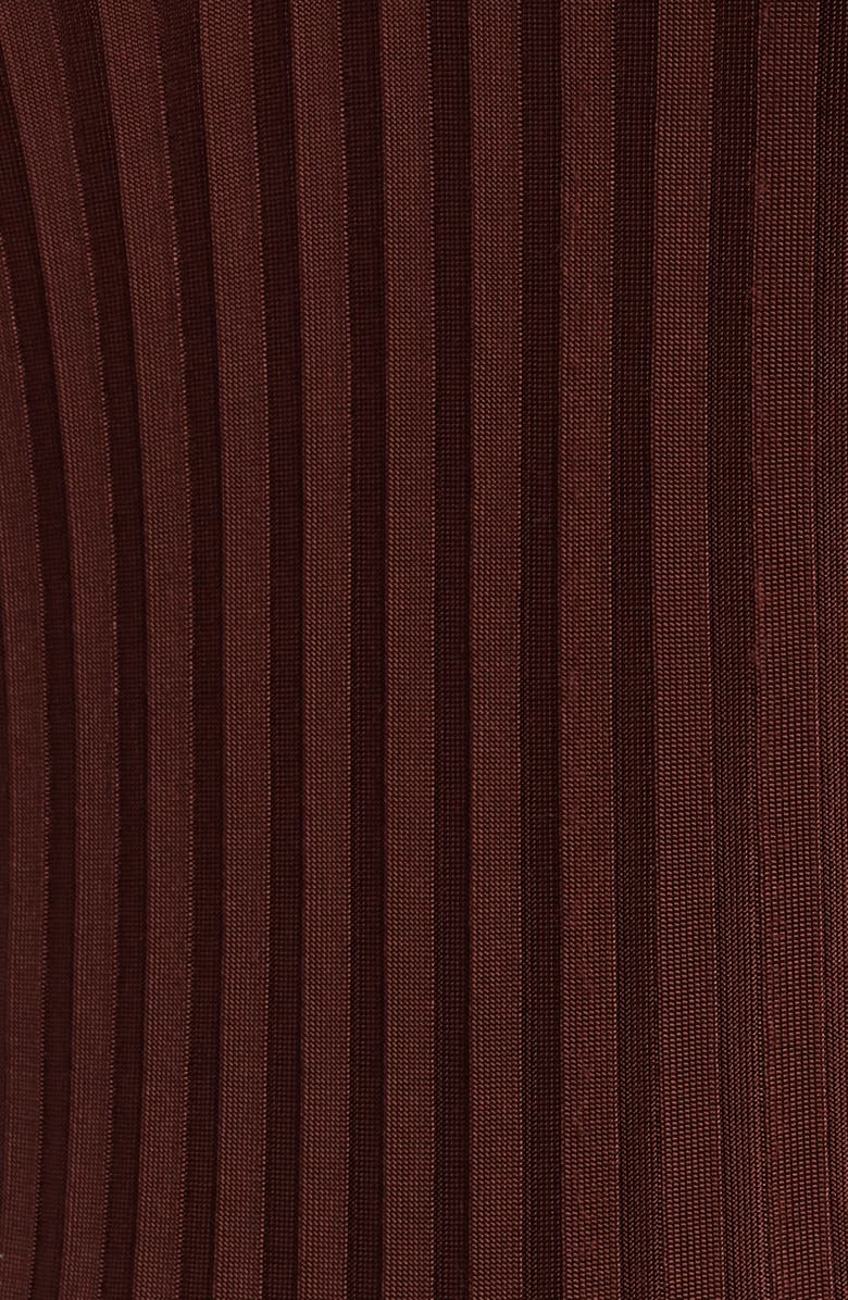 rag 
bone Natalia Colorblock Long Sleeve Polo, Alternate, color, Chocolate Brown