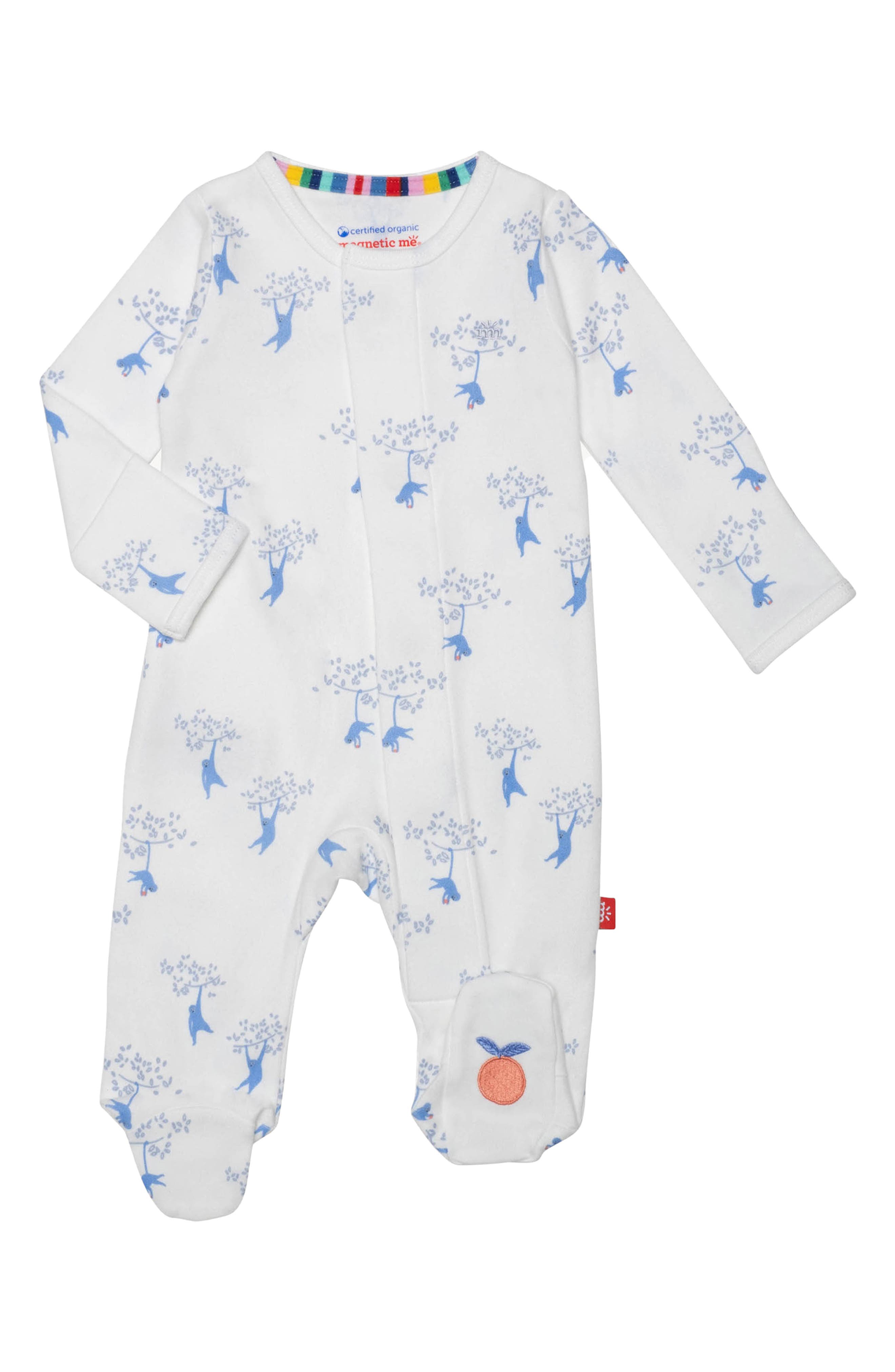 Magnetic Me Love Our Friend Chimp Organic Cotton Magnetic Footie
