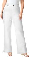 Roaman's Plus Size 24/7 Stretch Wide Leg Jean