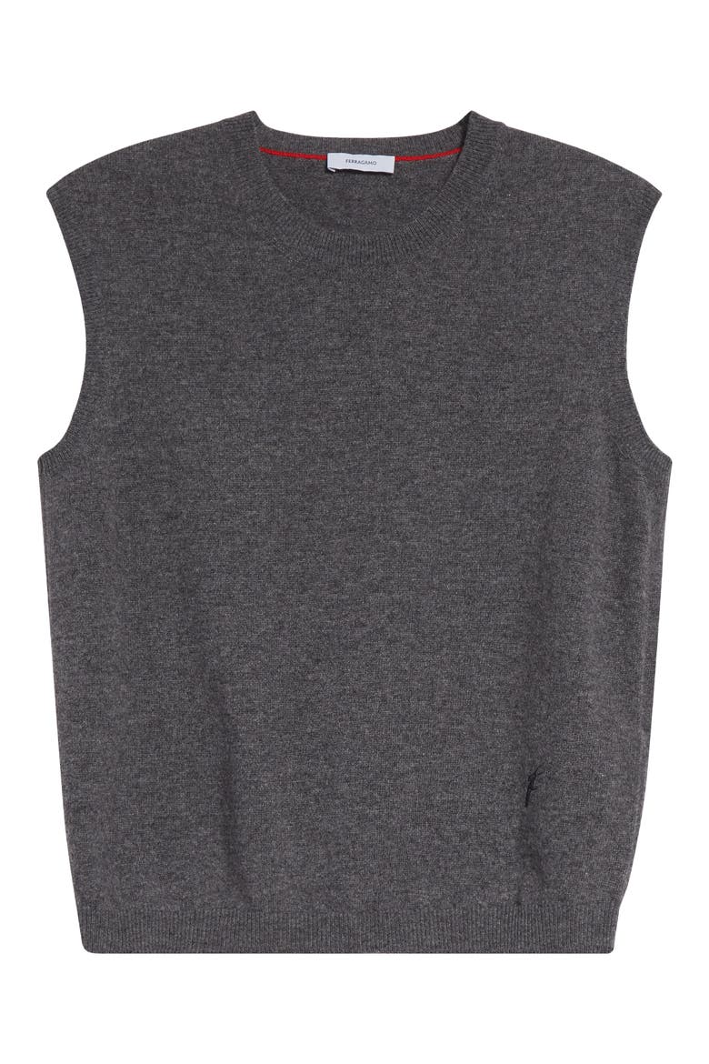 Cashmere Blend Sweater Vest, Alternate, color, GRIGIO MELANGE