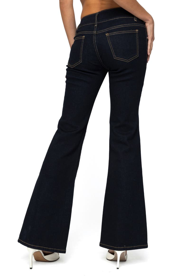 Tilda Low Rise Flare Jeans, Alternate, color, INDIGO-BLUE-RAW-WASH