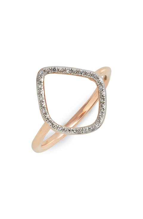 Riva Diamond Hoop Ring