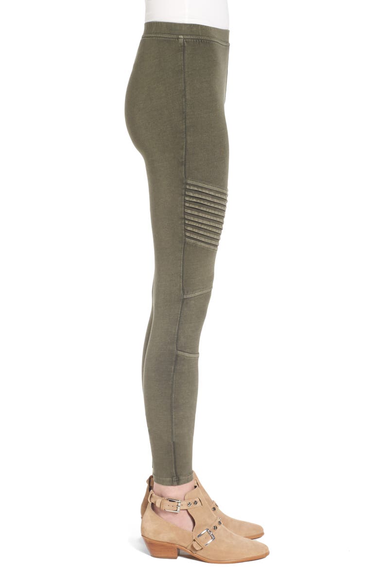 Moto Leggings, Alternate, color, OLIVE SARMA
