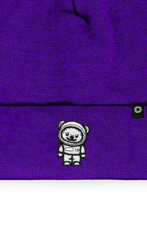 Dalix Ice Bear Beanie In Purple