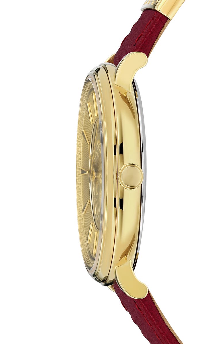 Versace V-Circle Medusa Bracelet Watch, 38mm, Alternate, color, Gold